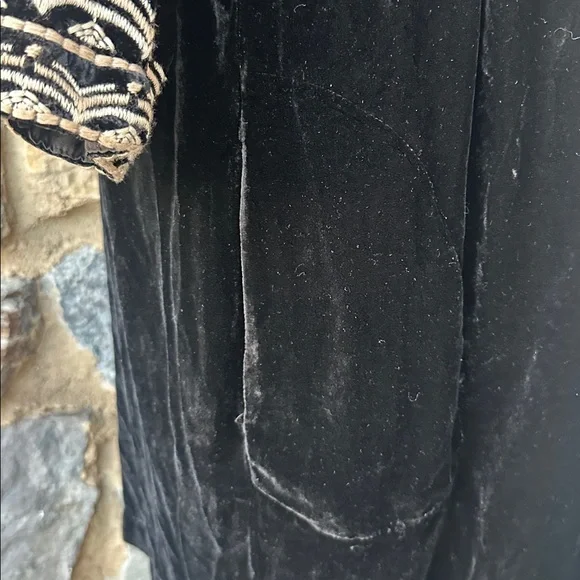 Johnny Was | Olenna Velvet Henley Boho dress size Large - Picture 7 of 10